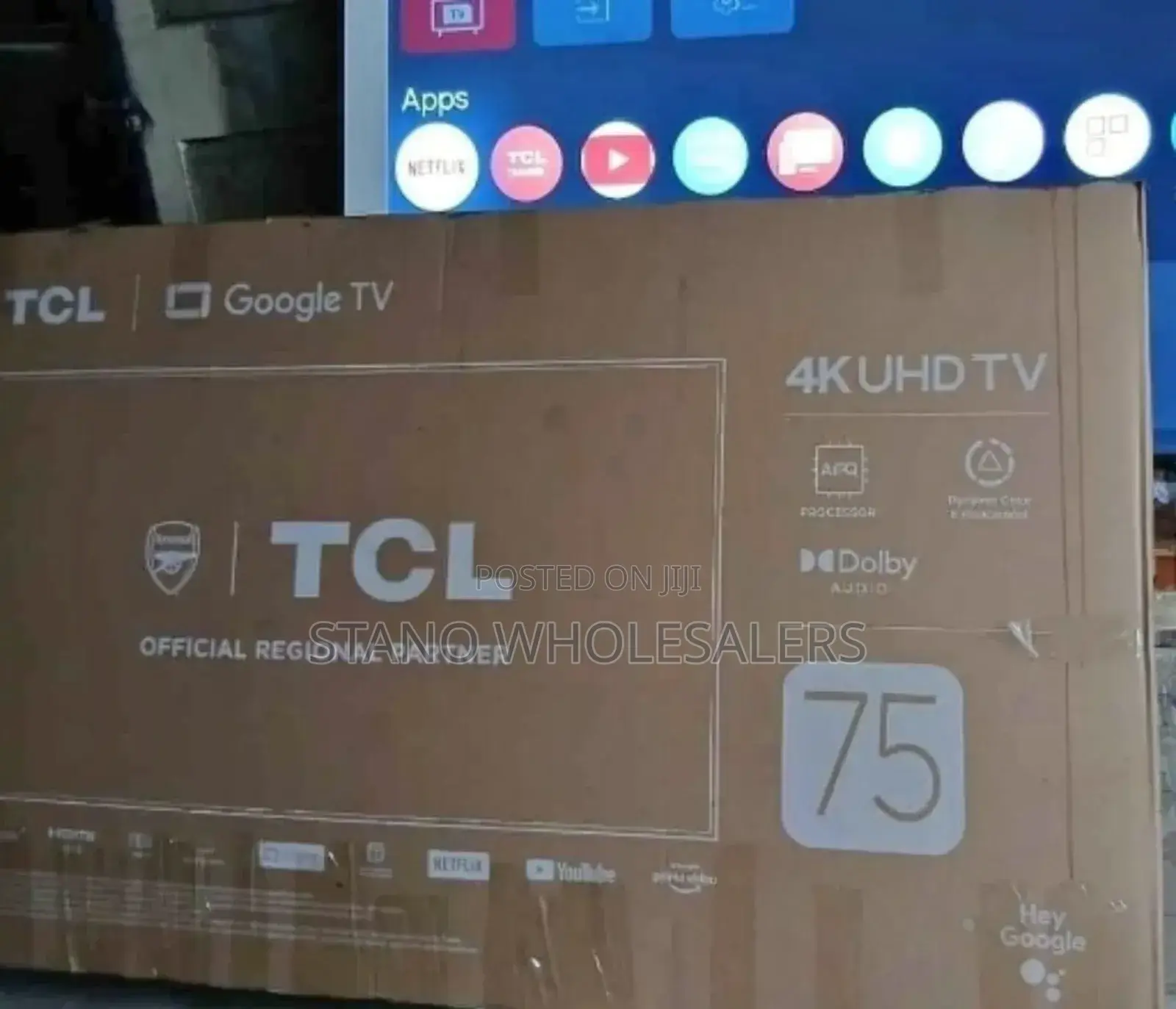 14 Months Warranty TCL 75 Inch Qled Tv