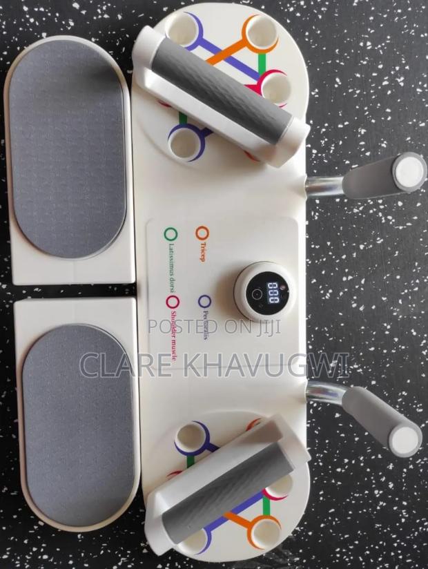 Smart Push Up Board With Resistance Bands and Atimer - main view