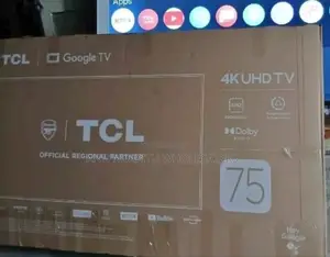 Youtube Netflix Prime Video TCL 75 Inch Qled Tv