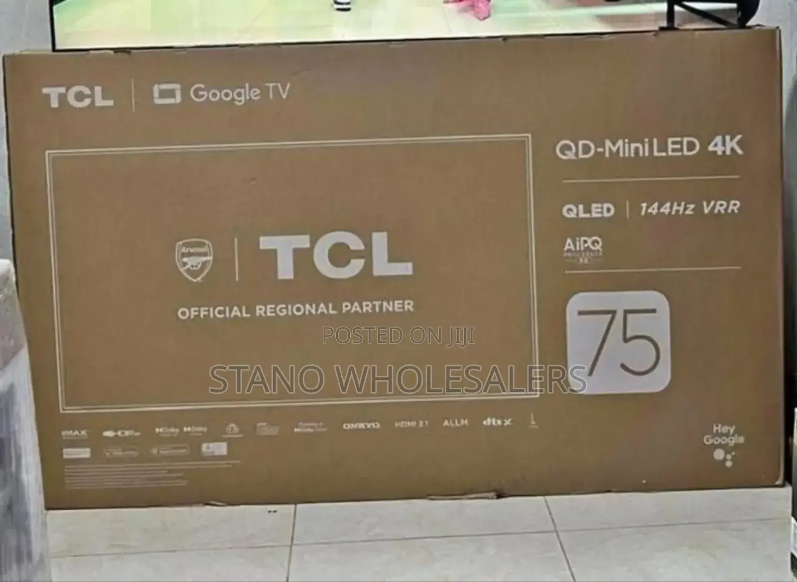 Goggle Tv Qled 4 K 75 Inch Frameless TCL