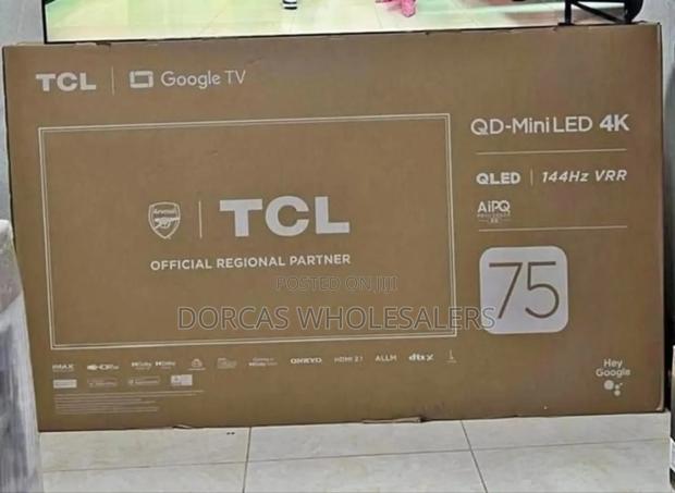 Goggle Tv Qled 4 K 75 Inch Frameless TCL - main view