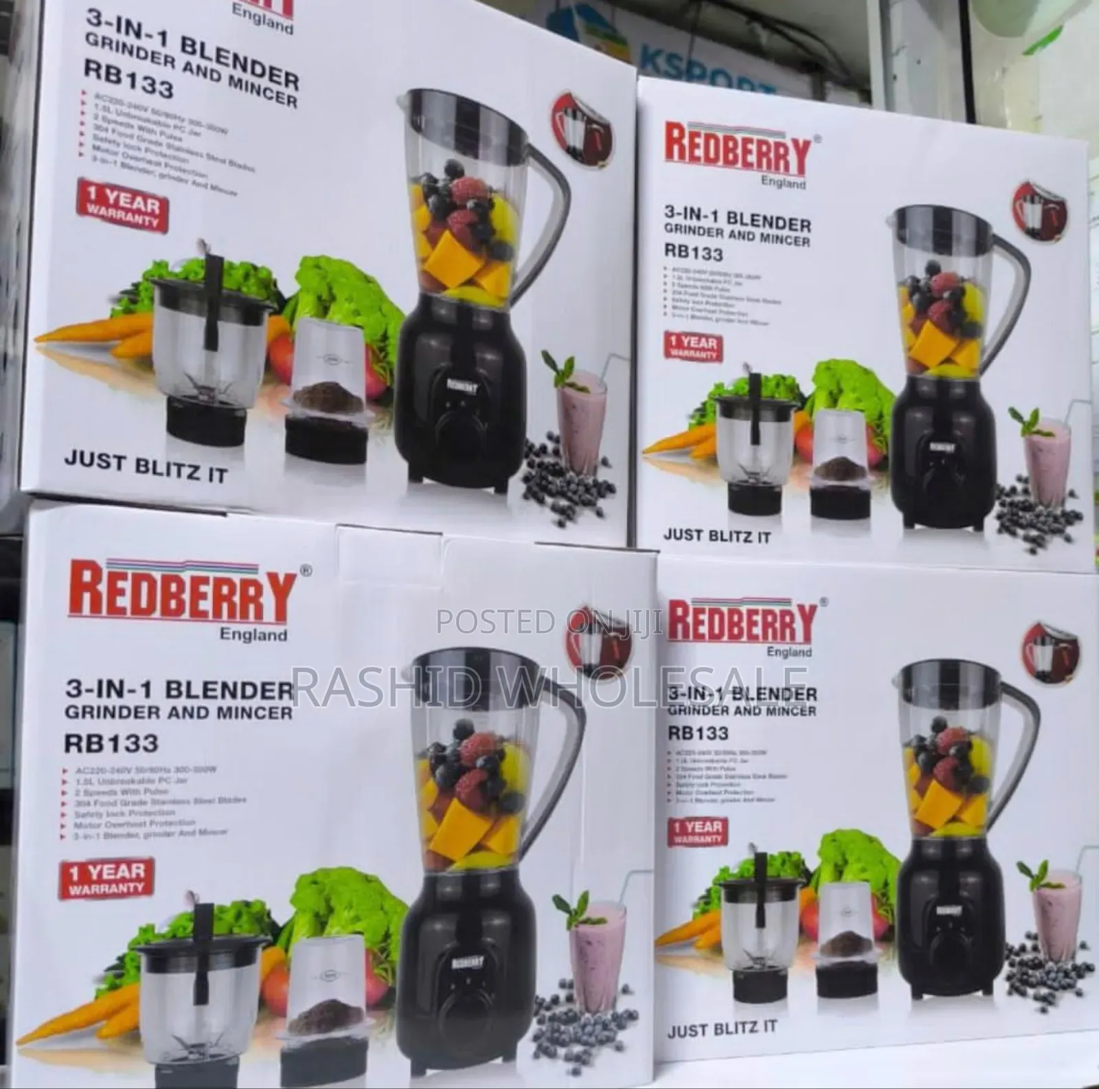 Redberry Blender 2 In 1