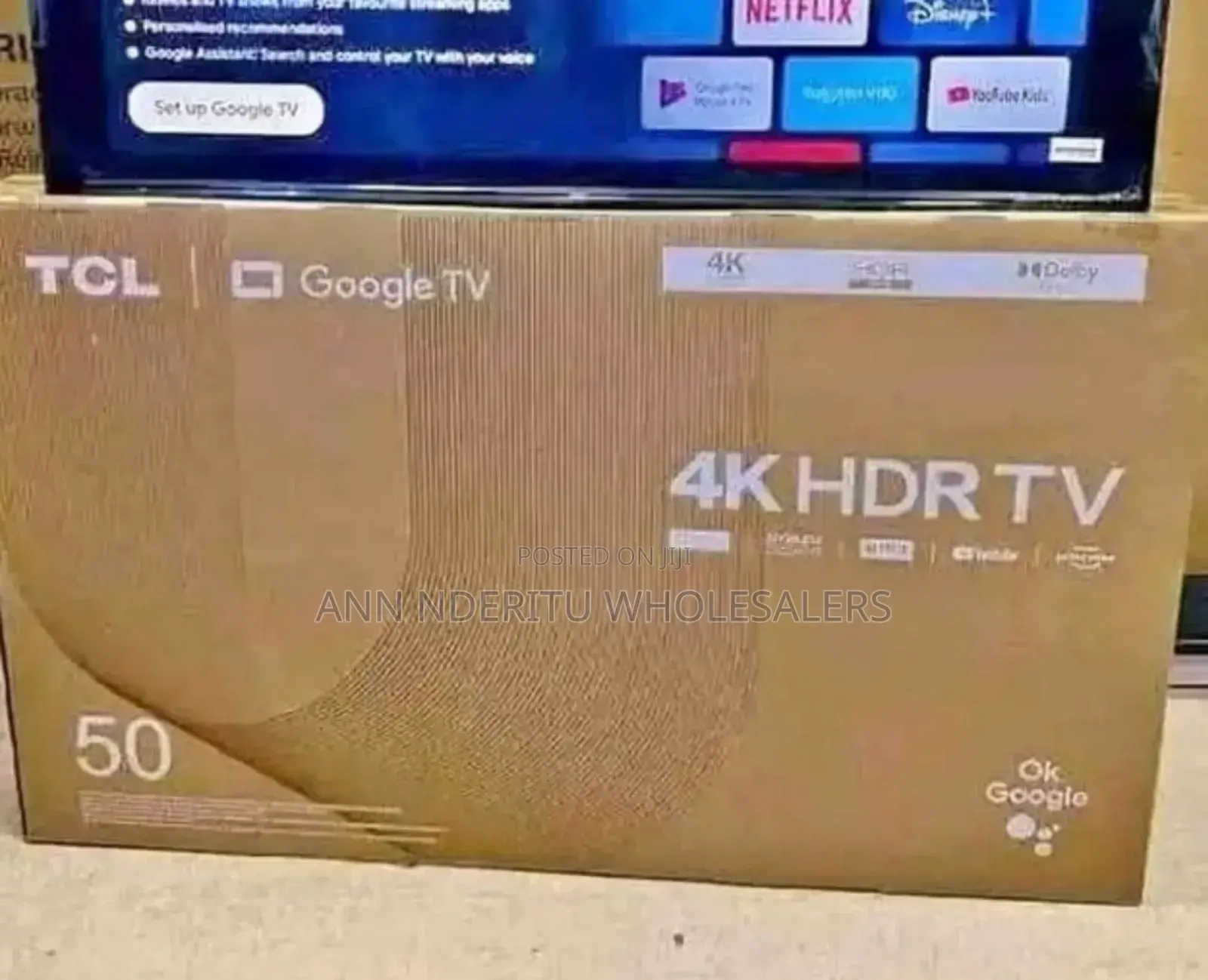 Bluetooth Enabled TCL 50 Inch 4 K Television