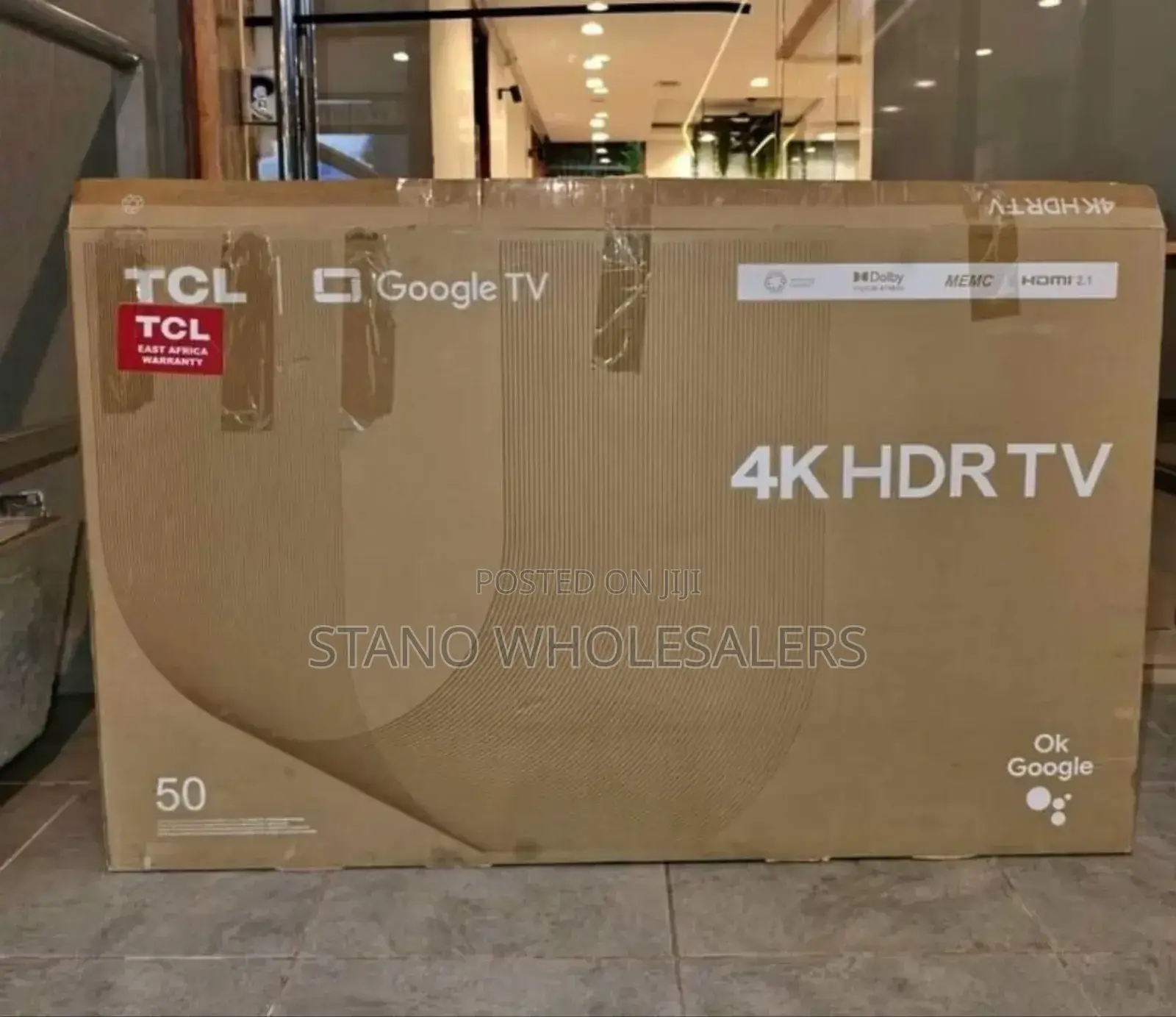 Goggle Tv TCL 50 Inch 4 K HDR Television