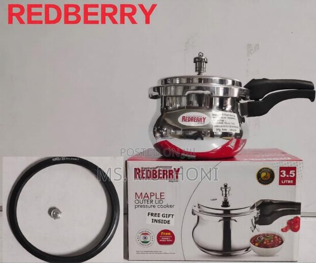 Redberry Premium Range Aluminium Maple Pressure Cooker - thumbnail 3