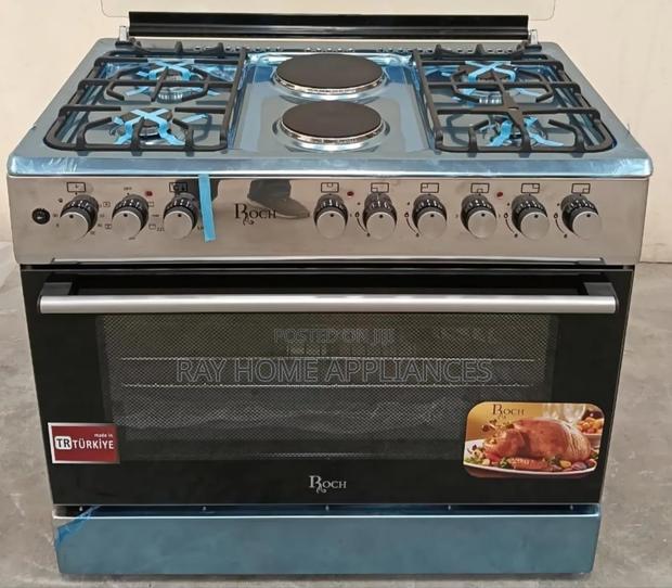 Roch 6cm*90cm 4gas+1electric Plate Standing Cooker With Electric Oven