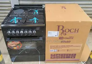 60cm*60cm Roch Black 3gas+1electric Plate Standing Cooker