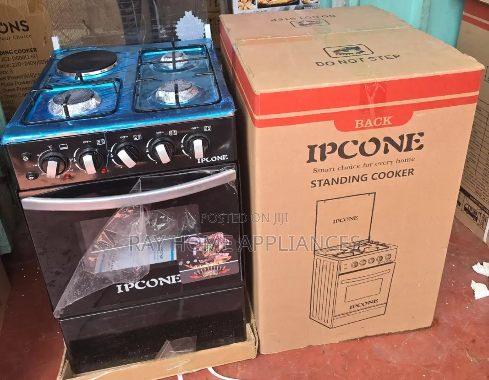 Ipcone 50cm*55cm 3gas+1electricplate Standingcooker With Electricoven
