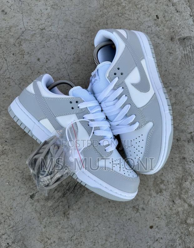 Nike Dunk Low "Two Tone Grey" or "Pure Platinum/Wolf Grey" Sneakers. - main view