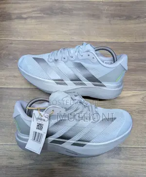 Sillver/Grey Adidas Adizero Evo Sl Running Shoes