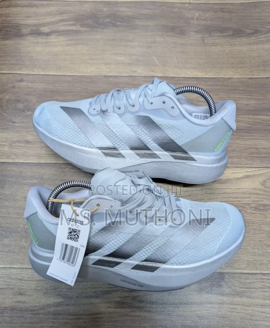 Sillver/Grey Adidas Adizero Evo Sl Running Shoes