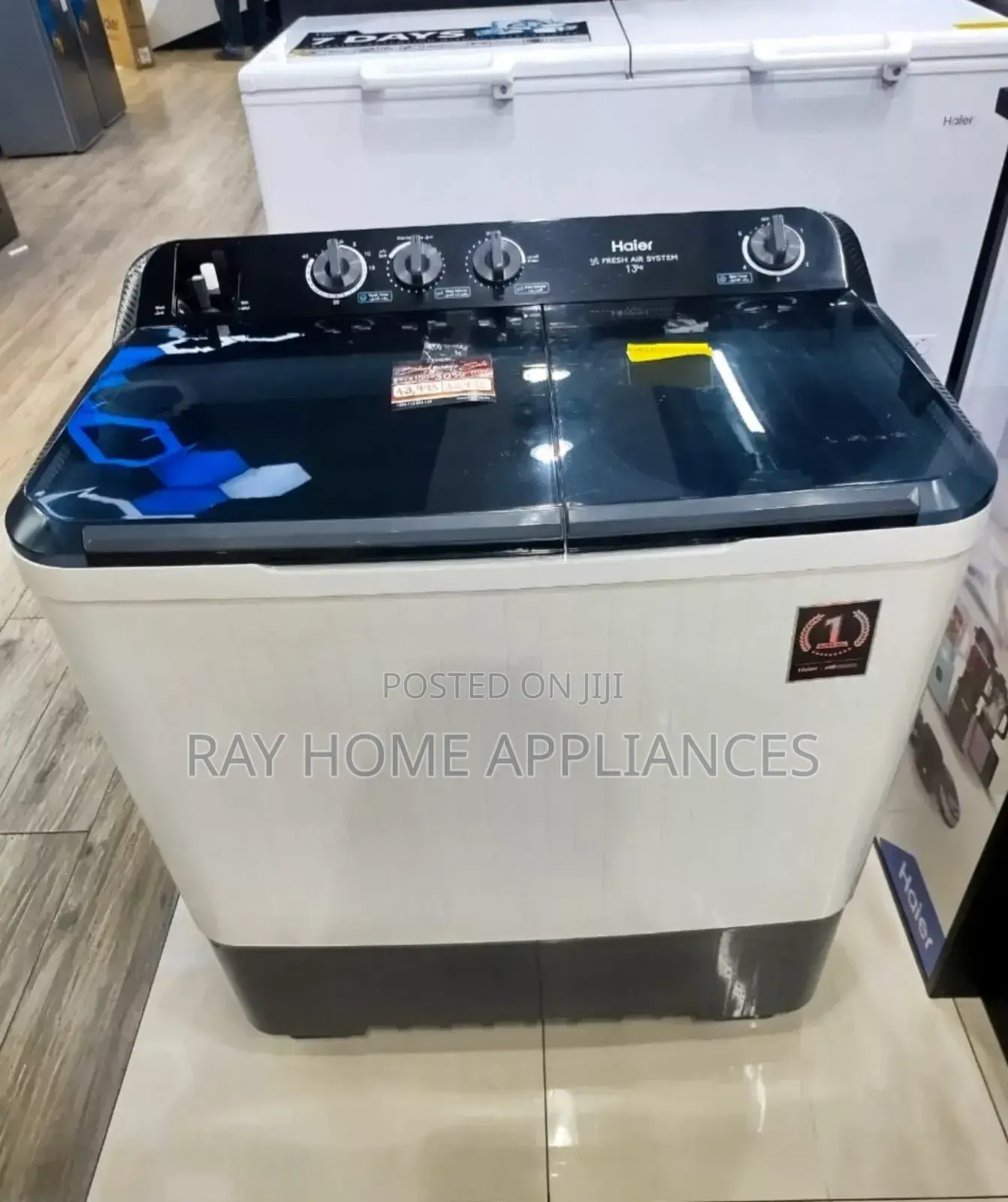Haier 13kgs Twin Tub Semi Automatic Washing Machine