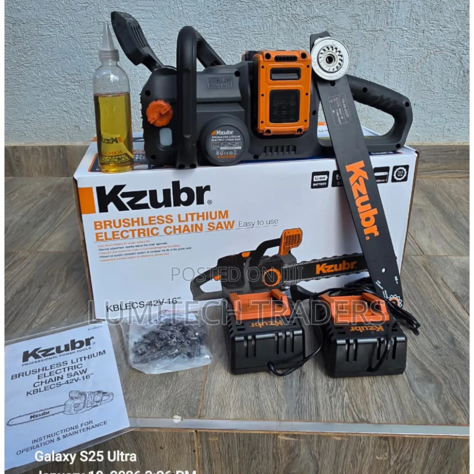 Kzubr Cordless Chainsaw