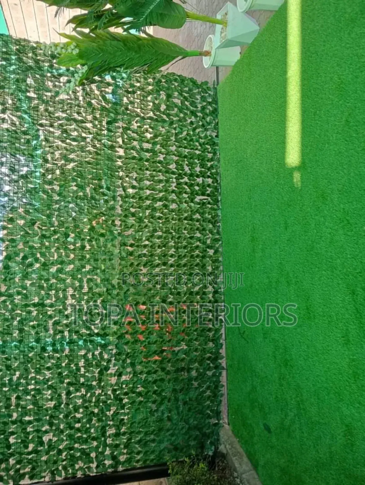 Quick Fix Do It Yourself Green Outdoor Artificial Privacy Fence