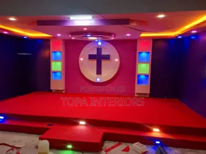 4mm Thick Non Fluffy Easy to Clean Church Altar Wall to Wall Carpets