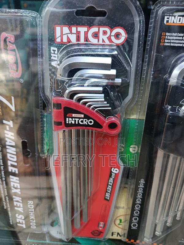 Intcro 9-Piece Hex Key Set.