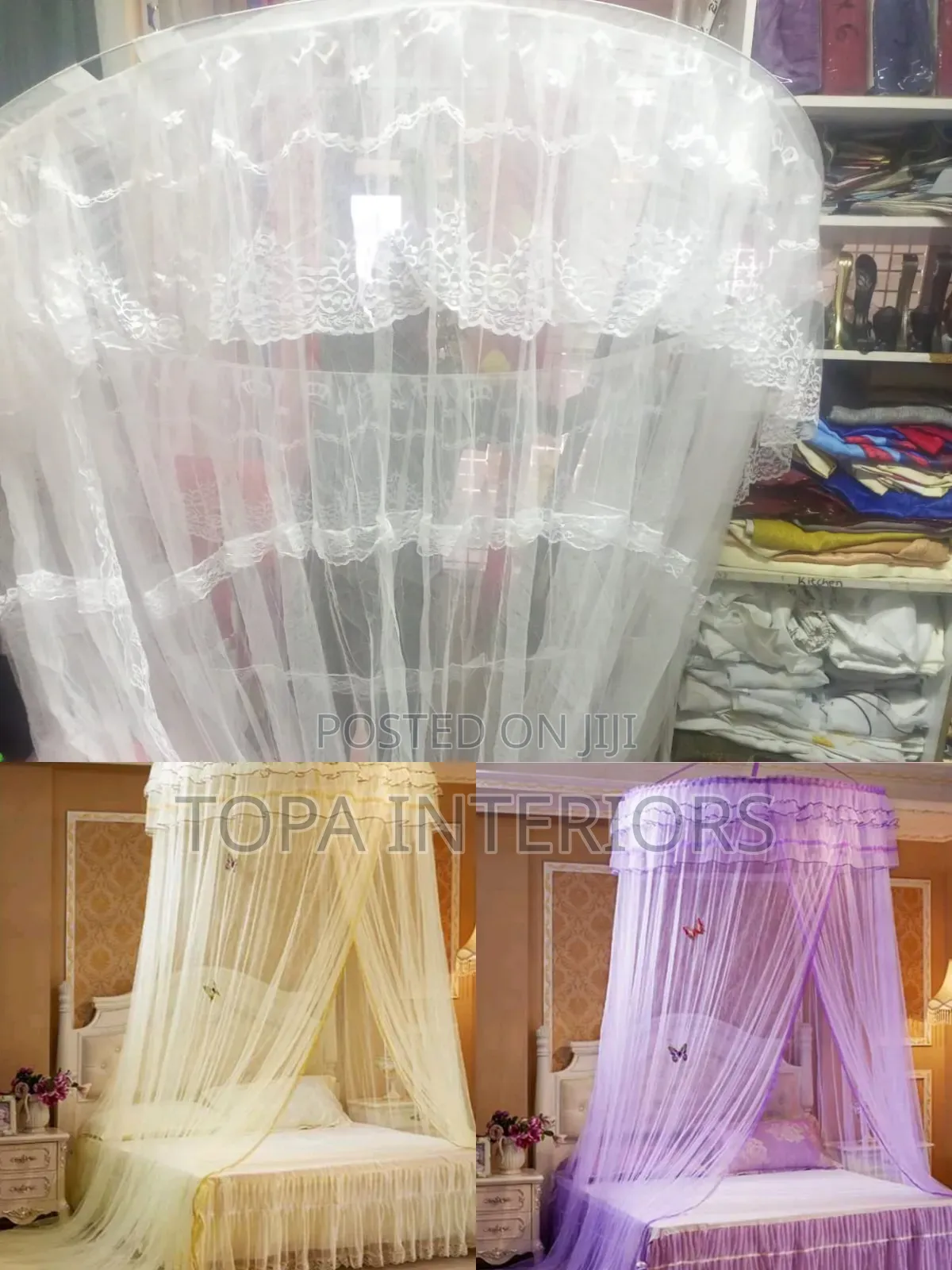 Extra Latge Round Mosquito Nets With Ultrafine Mesh