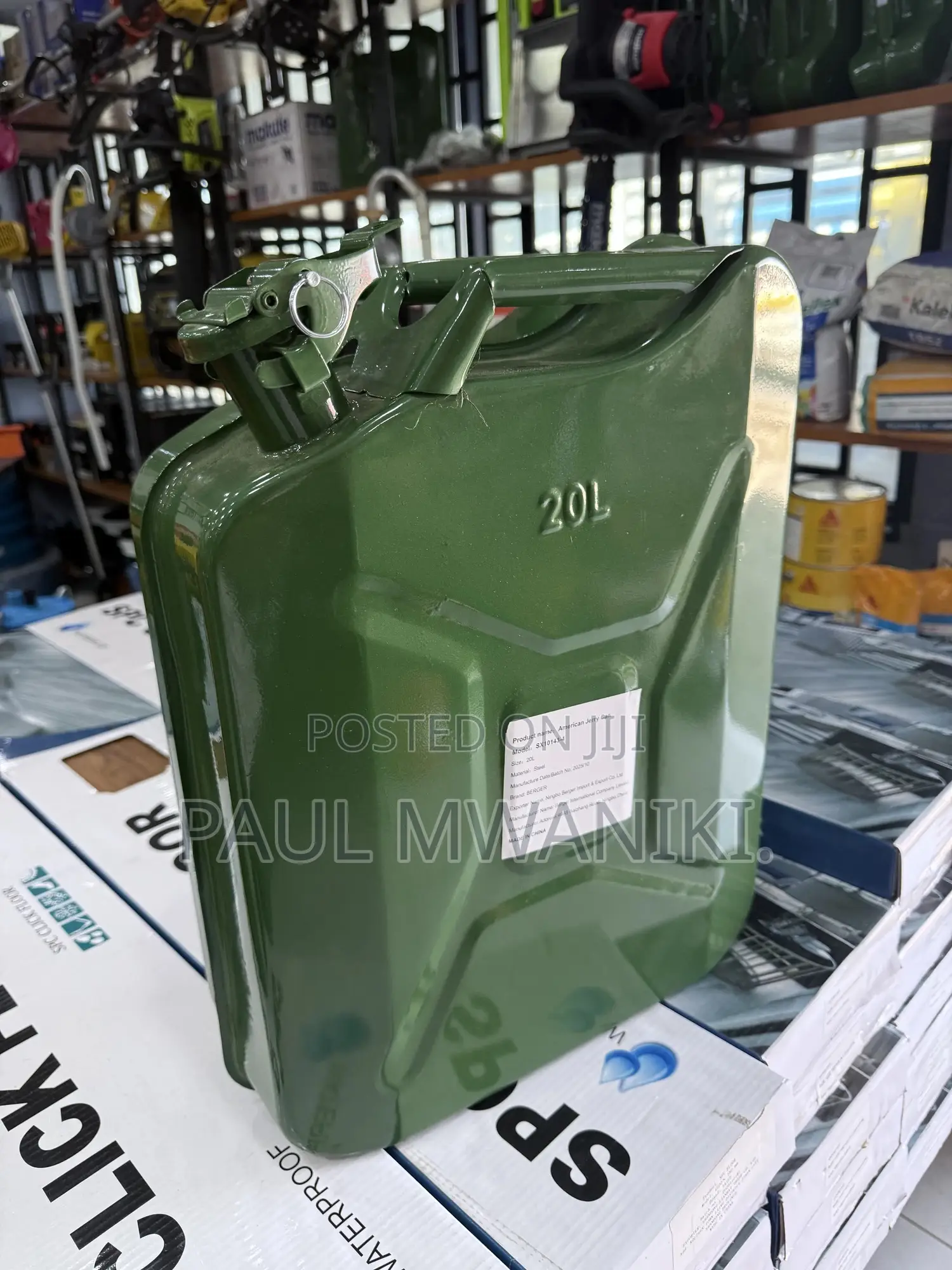 Metallic Fuel Can 20l- American Jerry Can