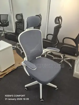 Executive White Office Chair