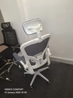 Executive White Office Chair