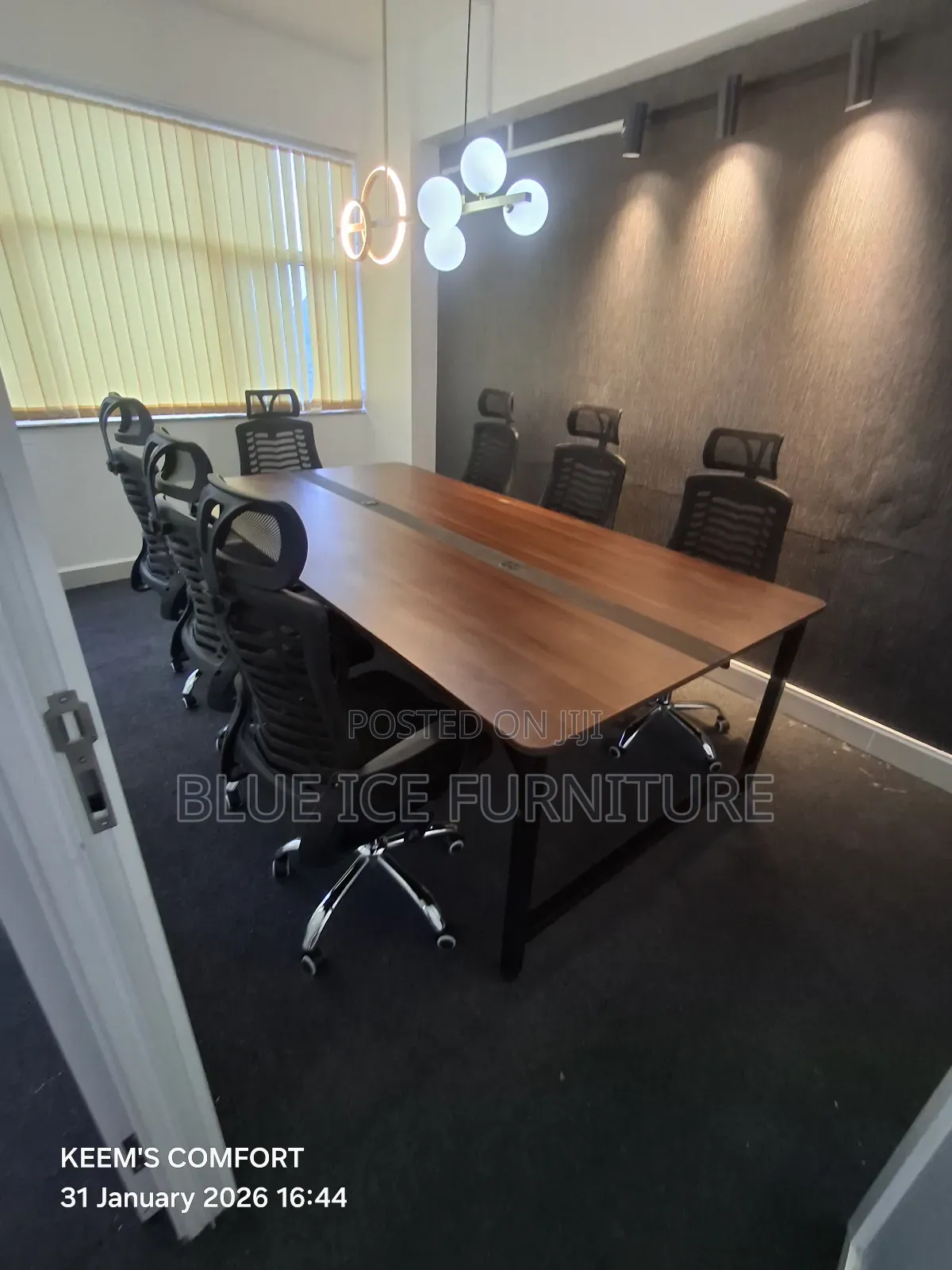 Meeting Table and Headrest Chair