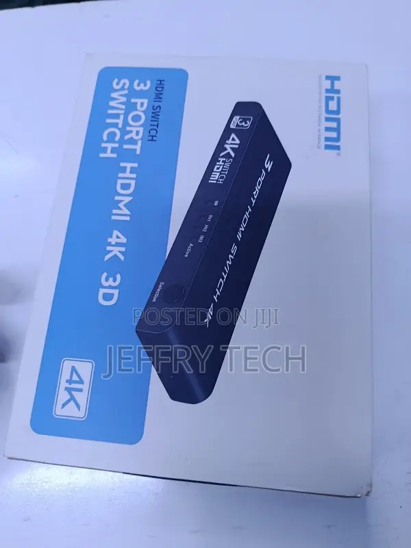 Hdmi Switch 3 X 1 Ultra D With Remote Control Multiplies Hdmi 3 X 1