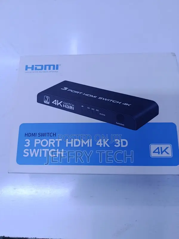 Hdmi Switch 3 X 1 Ultra D With Remote Control Multiplies Hdmi 3 X 1