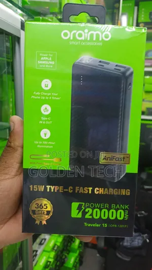 Oraimo Traveler 15 Flash 20000mah Power Bank .