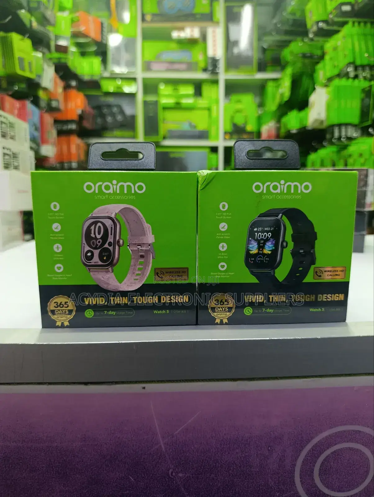 Oraimo Watch 5 Smart Watch, 7 Days Usage Time