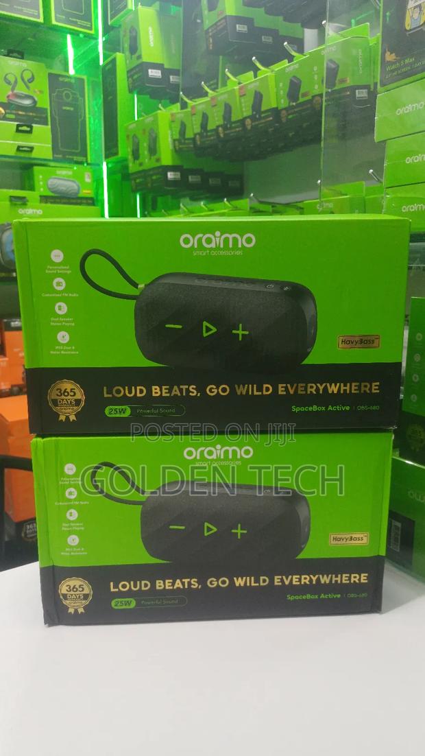 Oraimo Spacebox Active Portable 25w Outdoor Speaker.