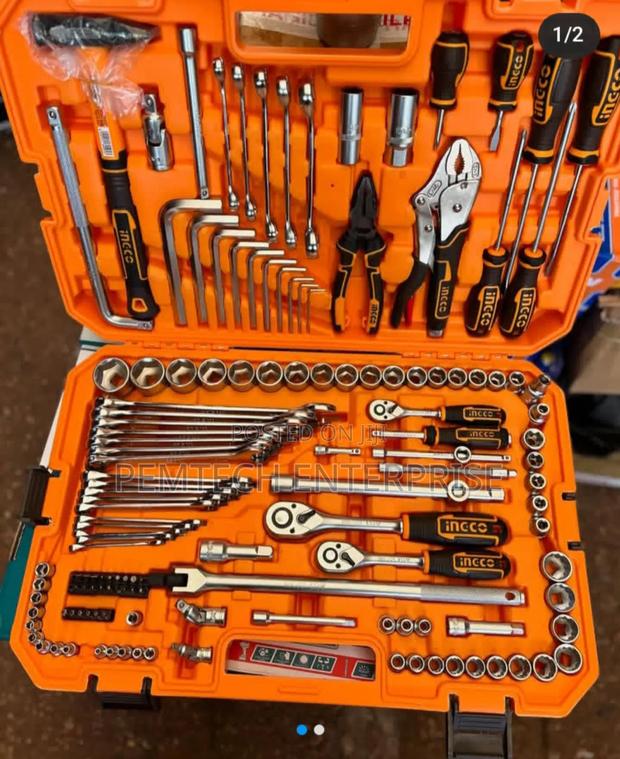 Ingco 142-Piece Combination Tool Set (Model Hkthp21421)