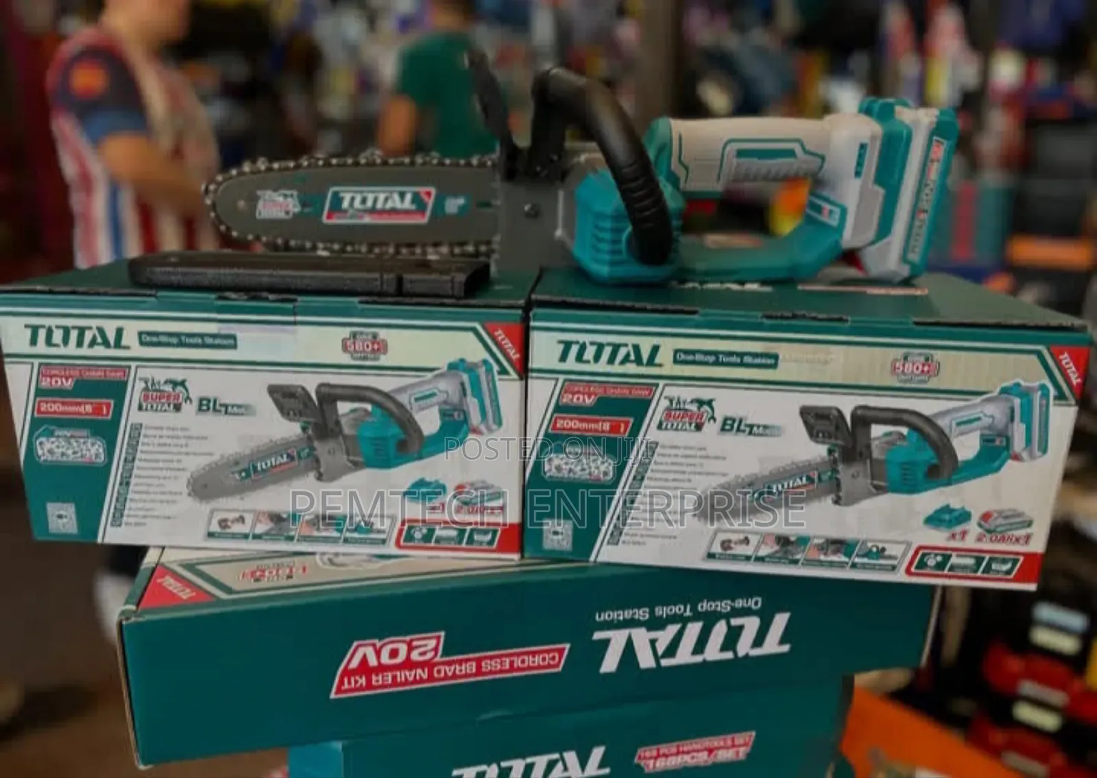 Total 20v Lithium-Ion Chain Saw, Model Number Tgsli20128.