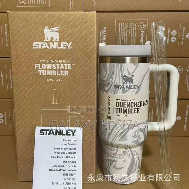 Digital Stainless Steel Coffee Mugoriginal Stanley Mugs (Marble) - main view