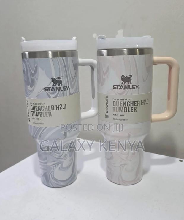 Digital Stainless Steel Coffee Mugoriginal Stanley Mugs (Marble) - thumbnail 2