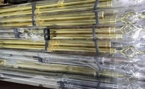 3m Double Adjustable Telescopic Curtain Rods