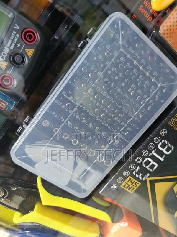 Screwdriver Set for Phone Tablet Watch Etc. Repair, 115 Pcs.