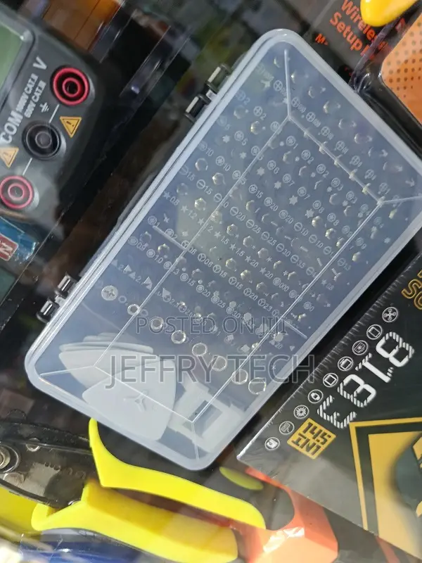 Screwdriver Set for Phone Tablet Watch Etc. Repair, 115 Pcs.