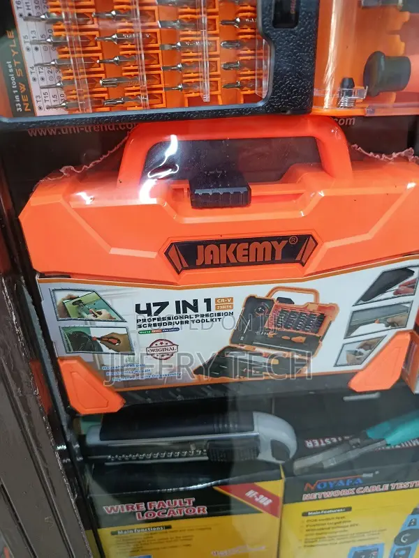 Jakemy Jm-8139 47-in-1 Professional Precision Screwdriver Toolkit.