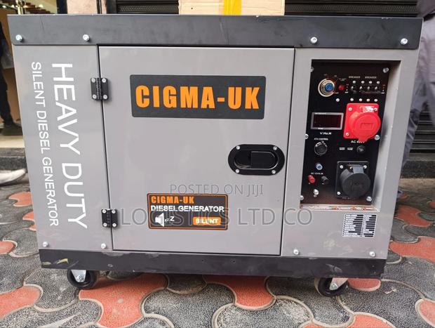 15kva Cigma Silent Diesel Generator Both Single and 3 Phase - thumbnail 2