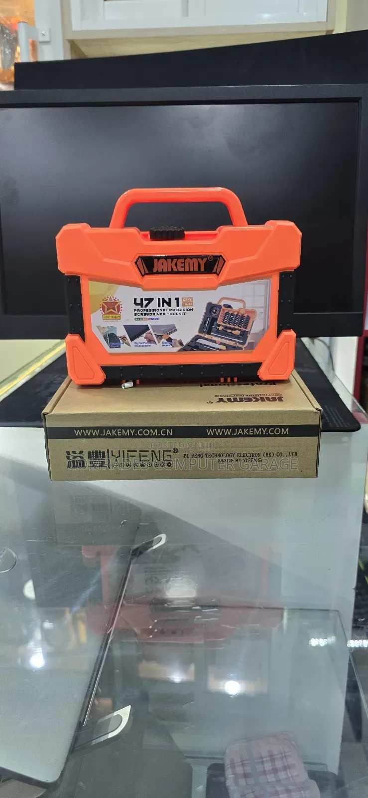 Jakemy Jm-8139 47-in-1 Professional Precision Screwdriver Toolkit.