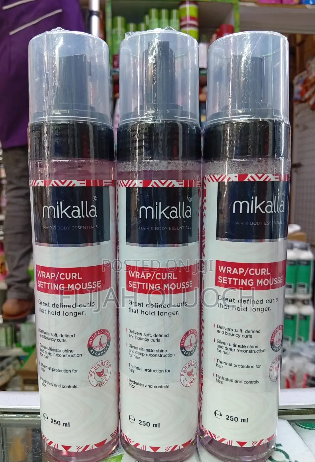 Mikalla Wrap/Curl Setting Mousse.