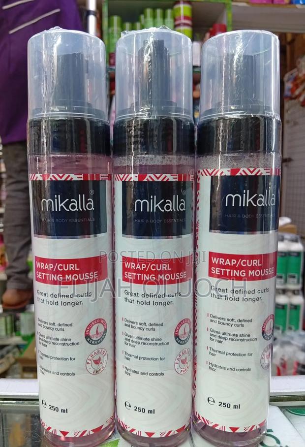 Mikalla Wrap/Curl Setting Mousse. - main view