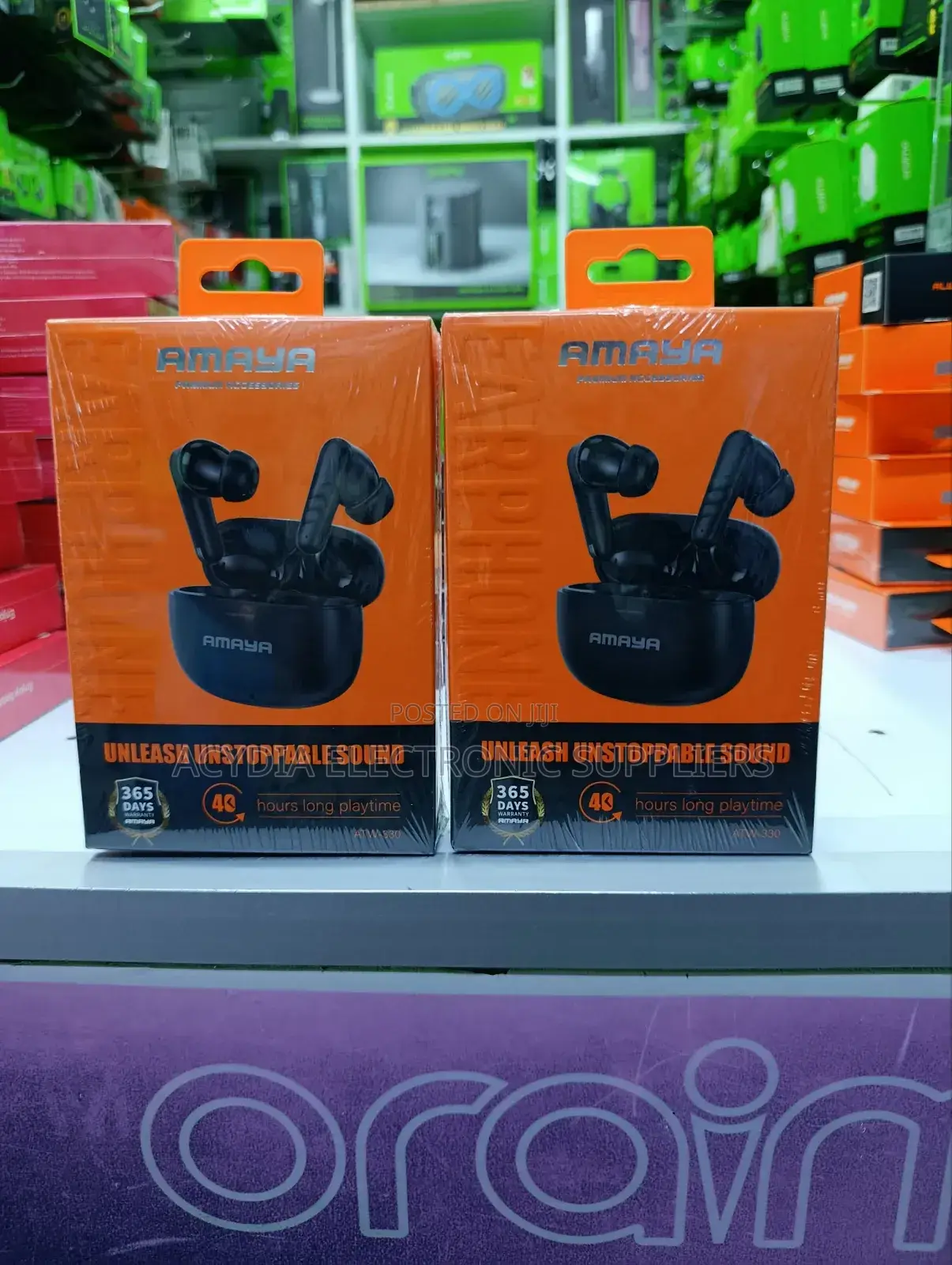 Amaya Atw-330 Wireless Bluetooth Earbuds 40 Hours Play Time