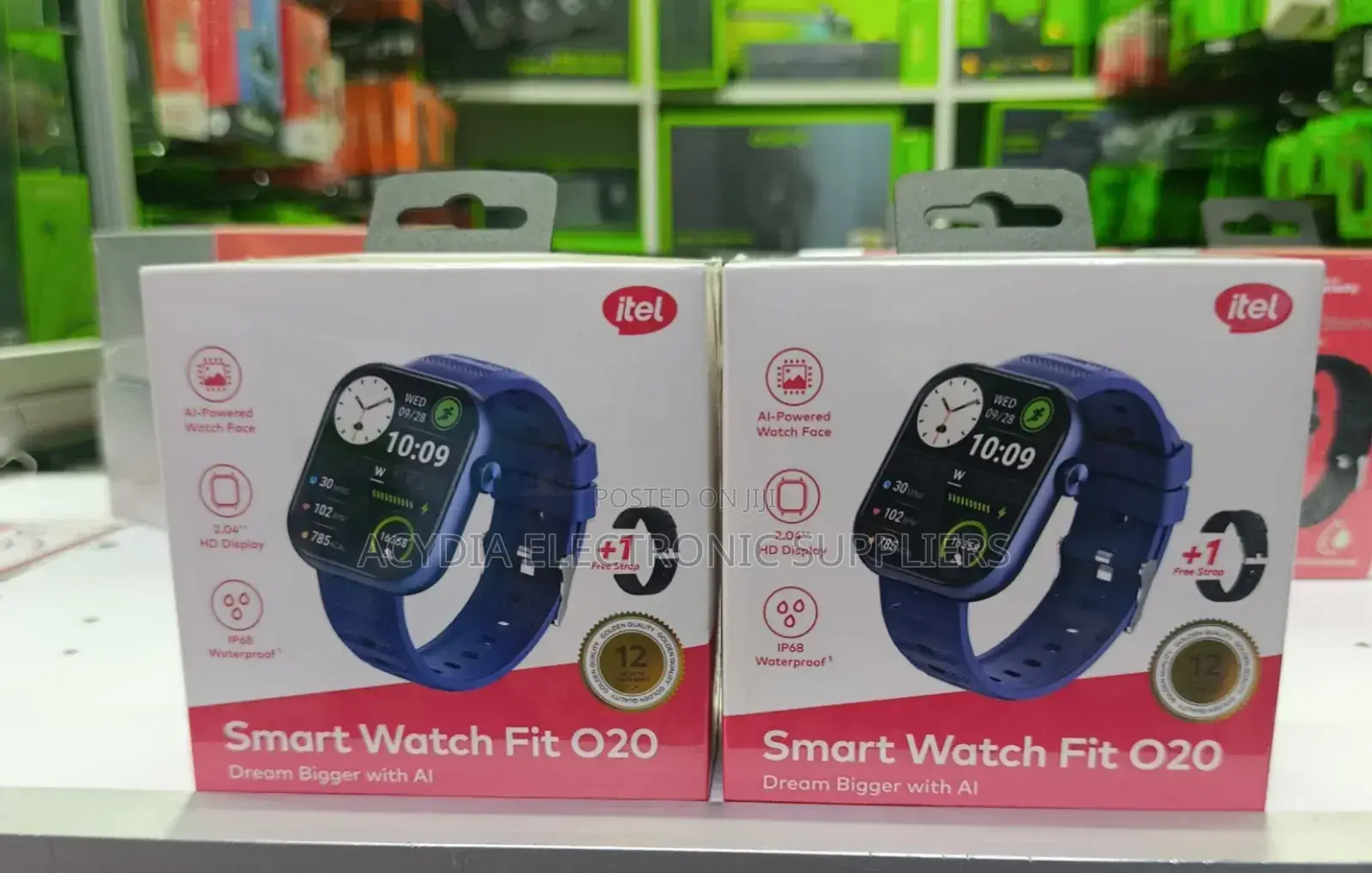 Itel Smart Watch Fit O20 With an Extra Free Strap