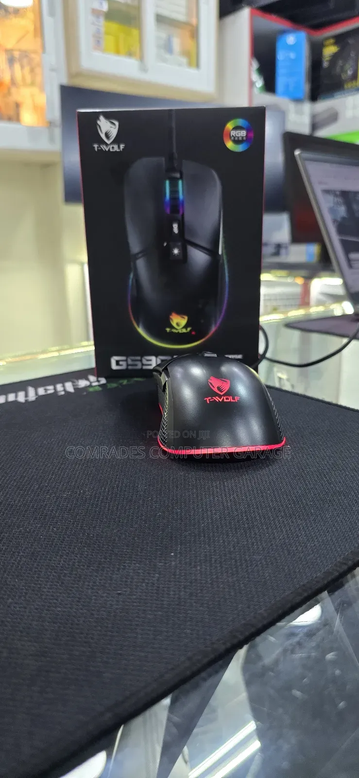 Gaming Wired T -Wolf Mouse RGB Light
