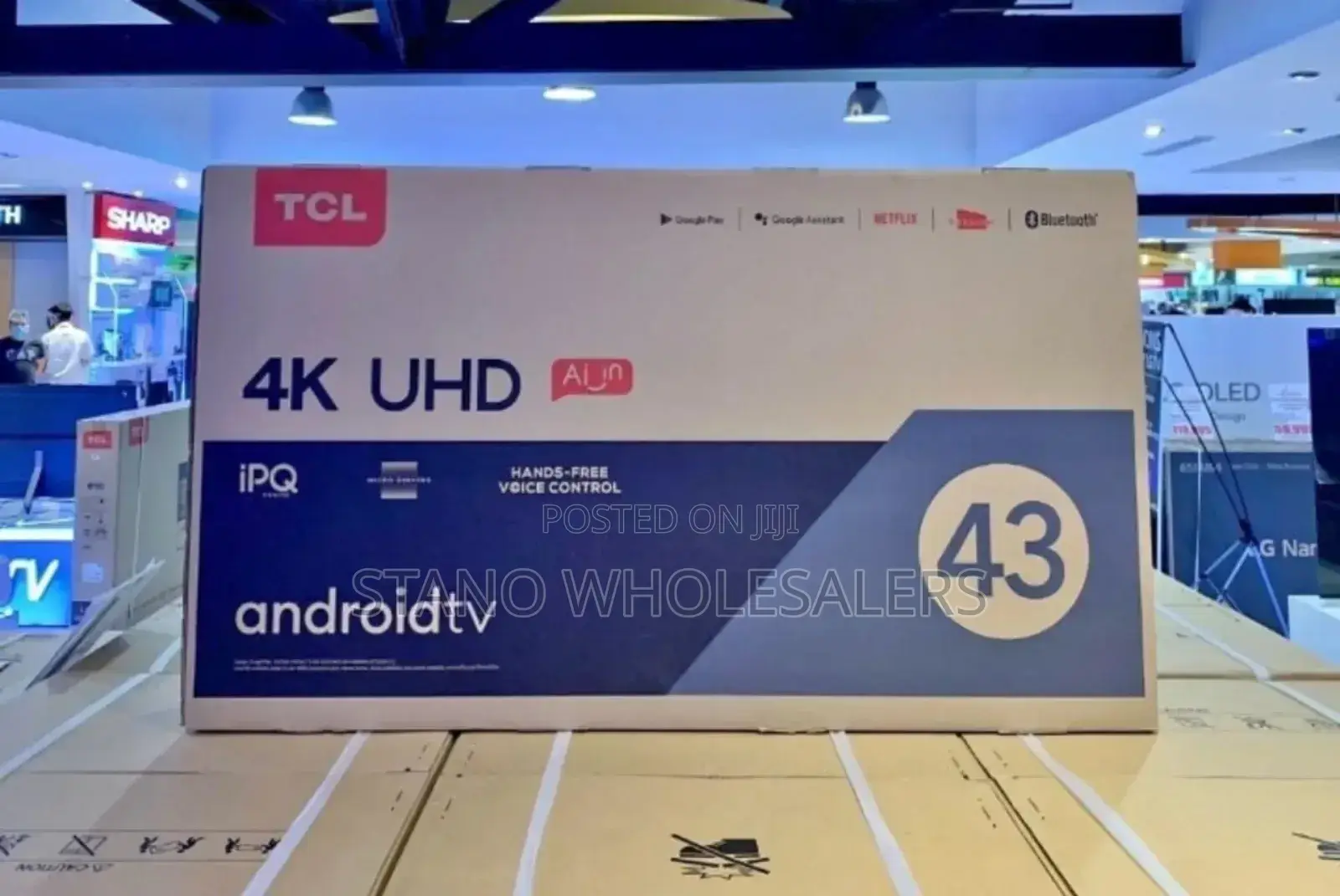 Youtube Netflix TCL 43 Inch 4 K Android Television