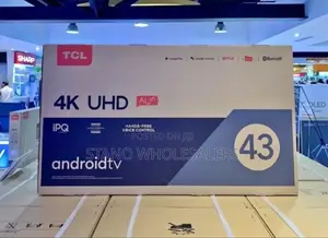 With Warranty TCL 43 Inch 4 K Android Television