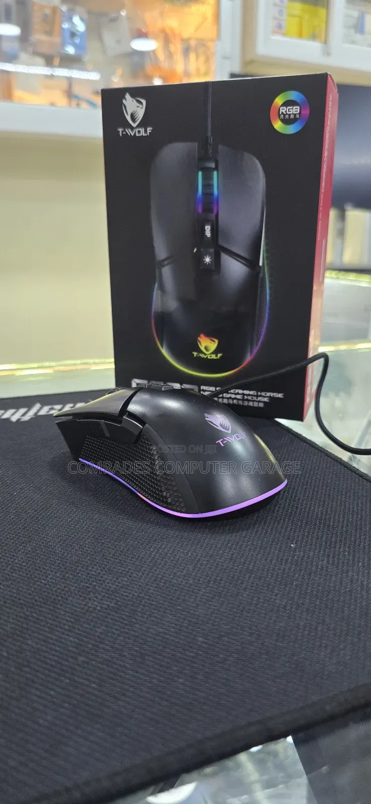 T-Wolf G590 Wired RGB Gaming Mouse.