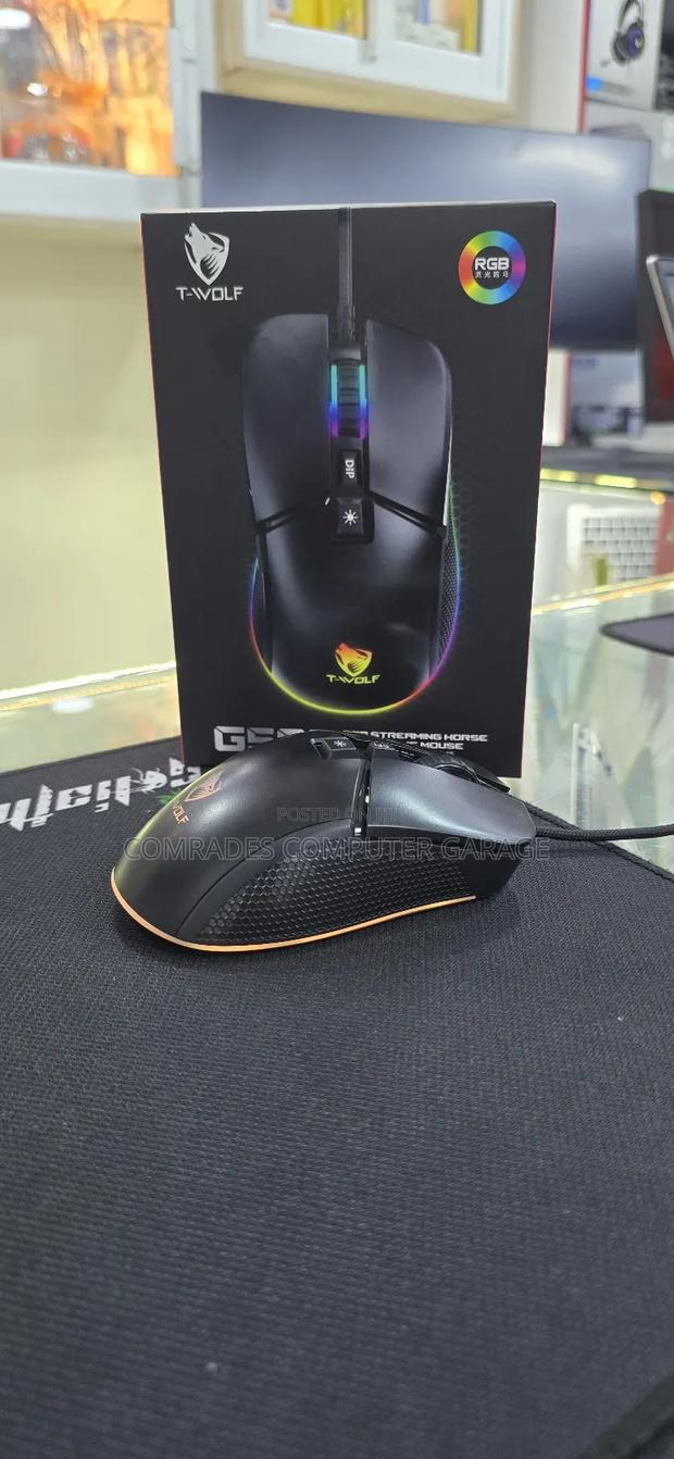 T-Wolf G590 Wired RGB Gaming Mouse. - thumbnail 3