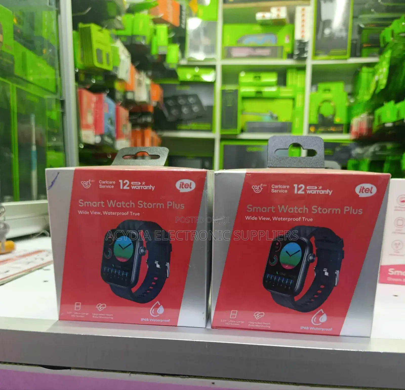 Itel Smart Watch Storm Plus Wide View Waterproof